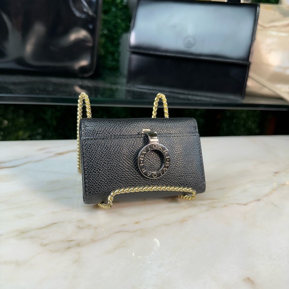 Bulgari Black Silver Clip Key Holder - Picture 12 of 14